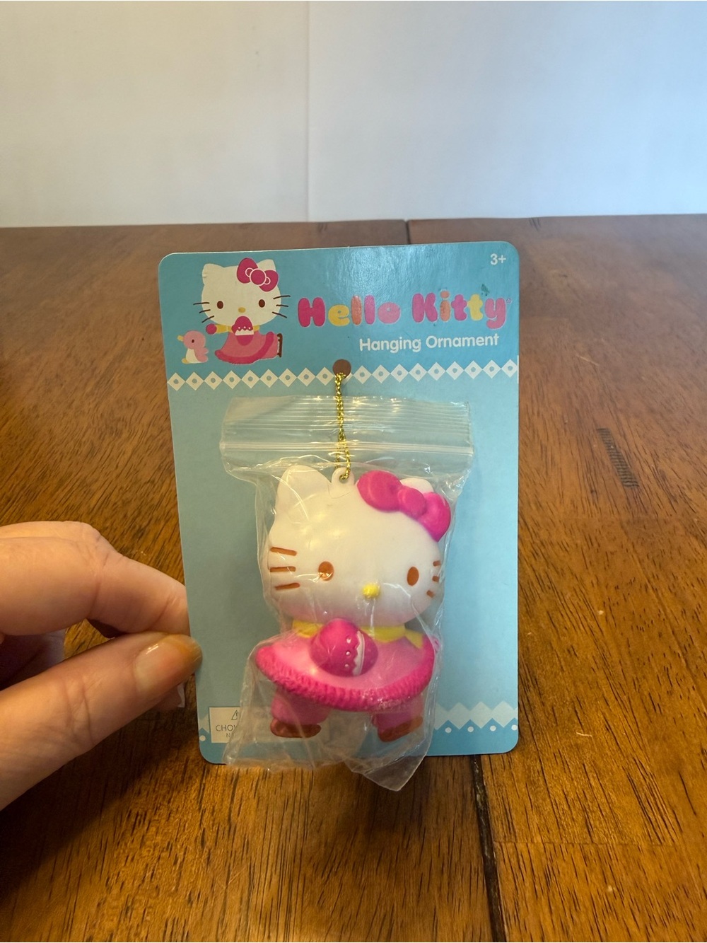 Sanrio Hello Kitty Pink and White Hanging Ornament
